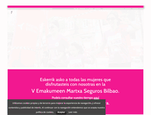 Tablet Screenshot of emakumeenmartxa.com